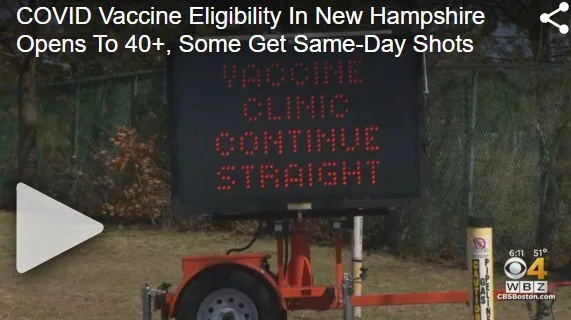 CBS Boston vaccination report